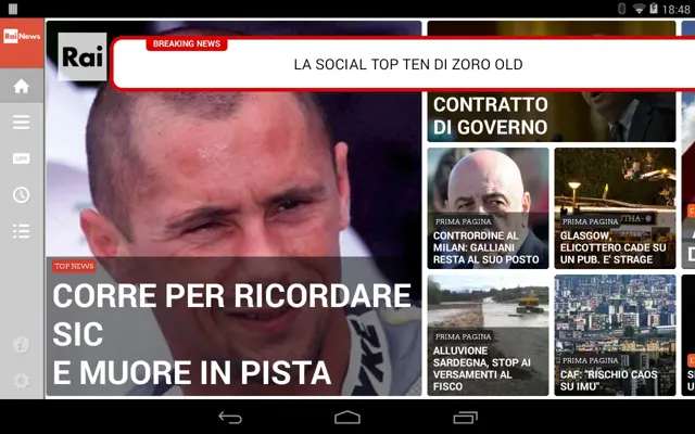 Rai News android App screenshot 4